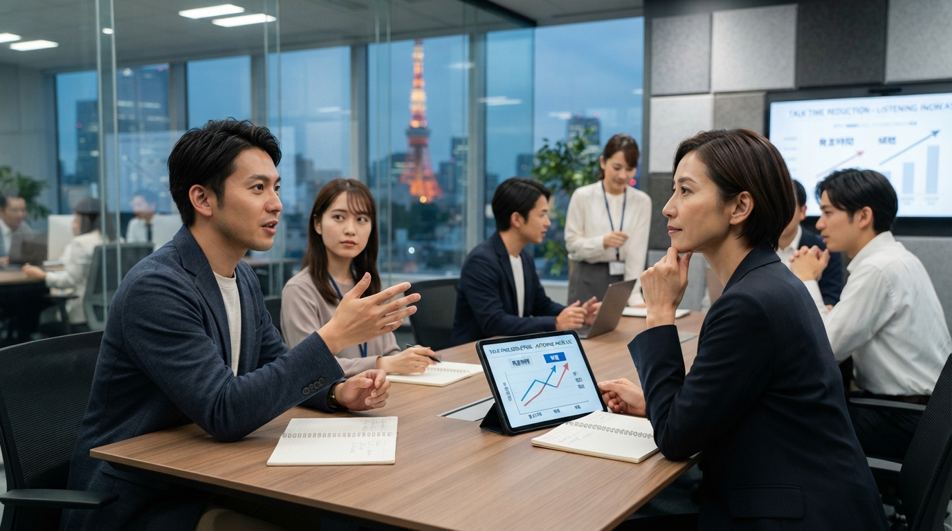 会議におけるリーダーの発話を減らし傾聴を促す科学的意義：形骸化した会議削減の効果