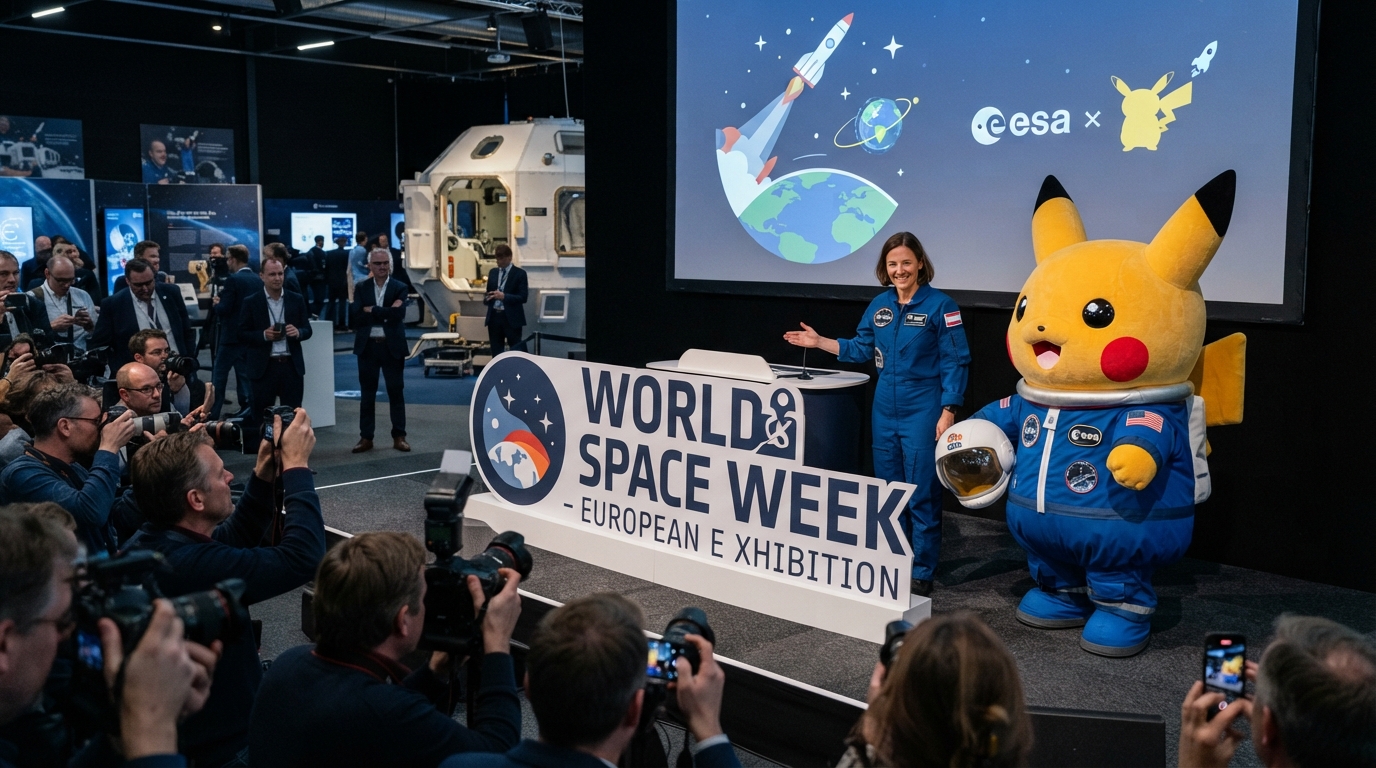 ESA and The Pokémon Company International Announce Europe-Wide Exhibition and Astronaut Pikachu Experience for World Space Week 2026