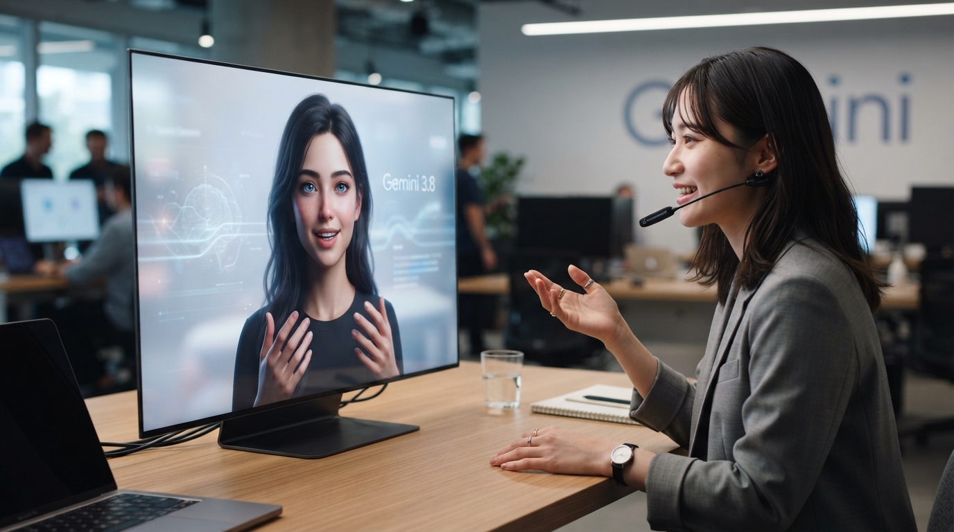 Google DeepMindが「Gemini 3.8 Live with Live Avatar」を発表：リアルタイム対話と動的アバター表現の統合へ