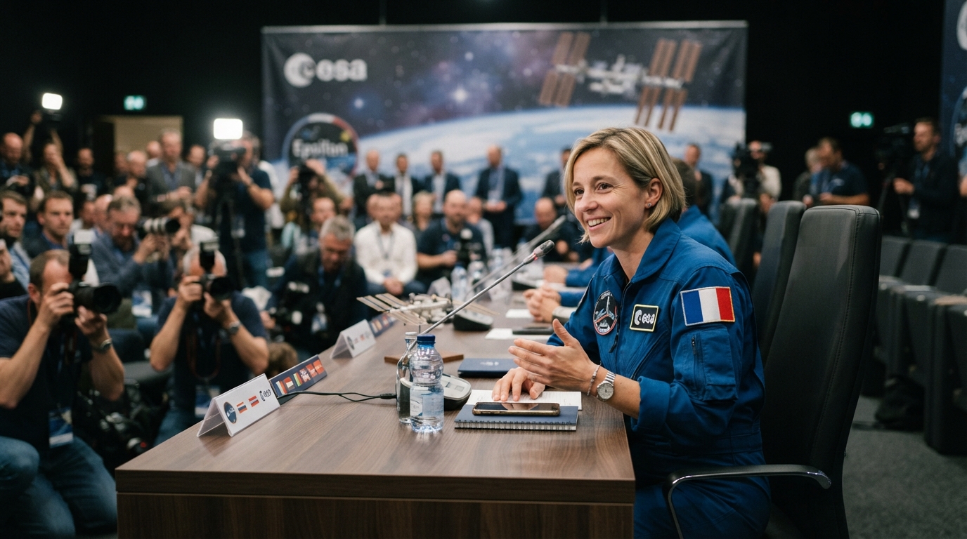 ESA Astronaut Sophie Adenot to Host First Post-Flight Conference Following 'εpsilon' Mission Aboard the ISS